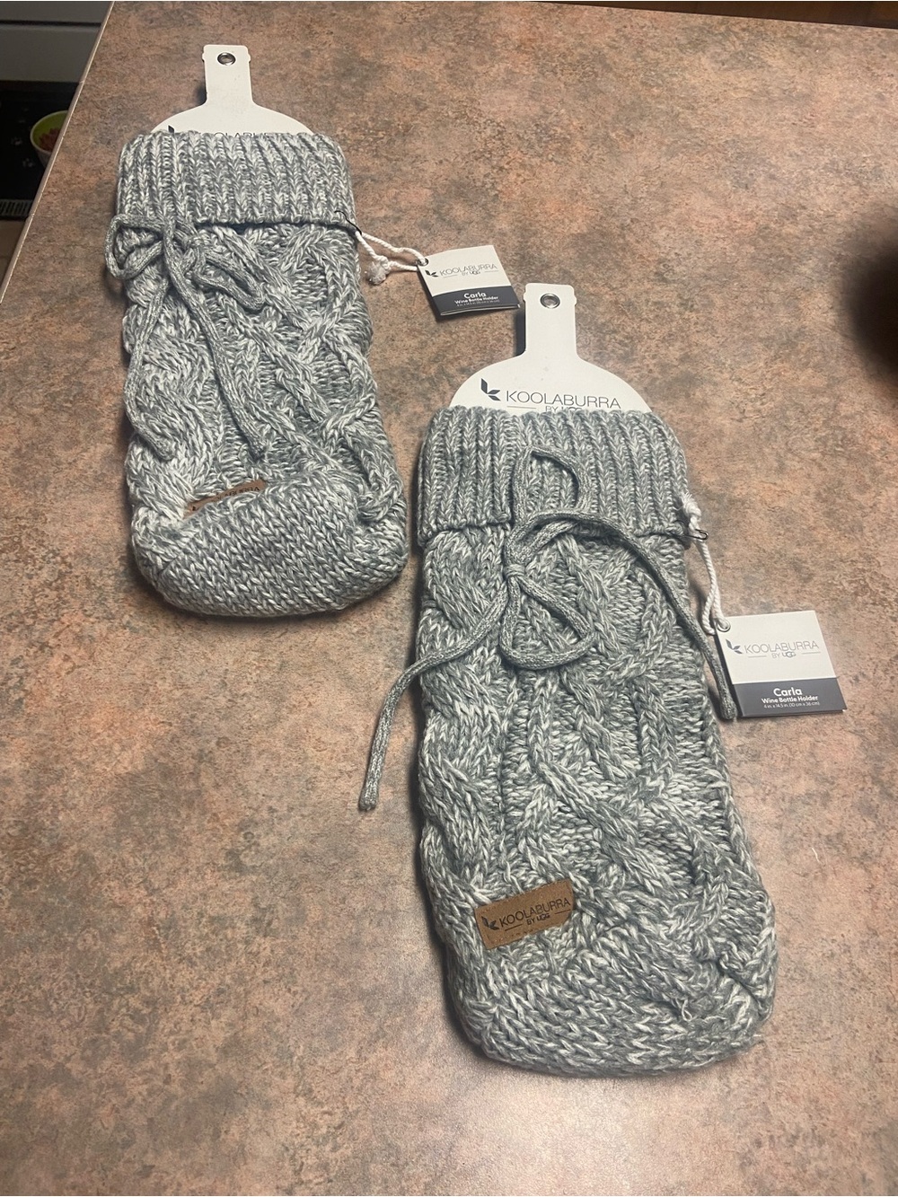 Koolaburra by Ugg Gray Wine Bottle Holder